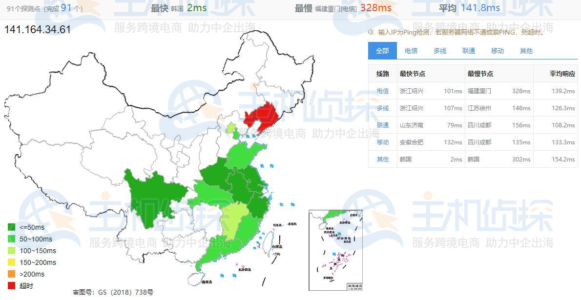 日本VPS和韩国VPS哪个延迟低