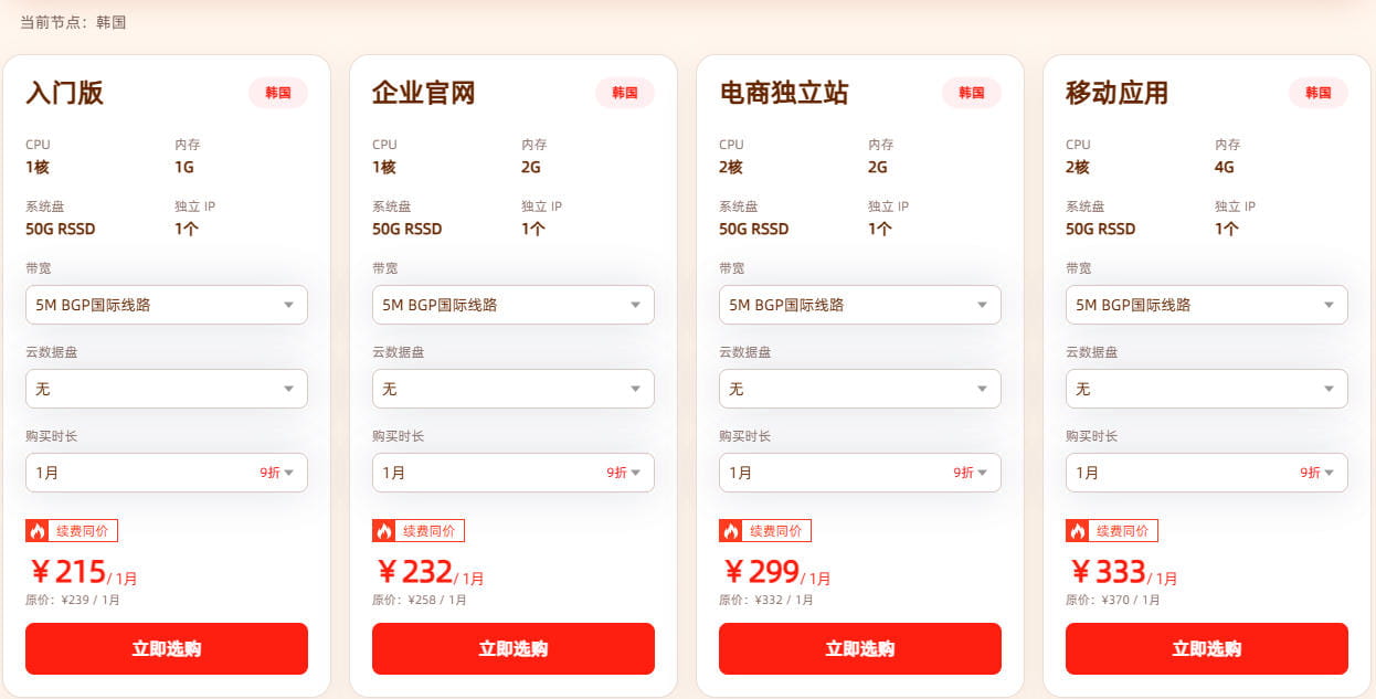 14国节点8折起