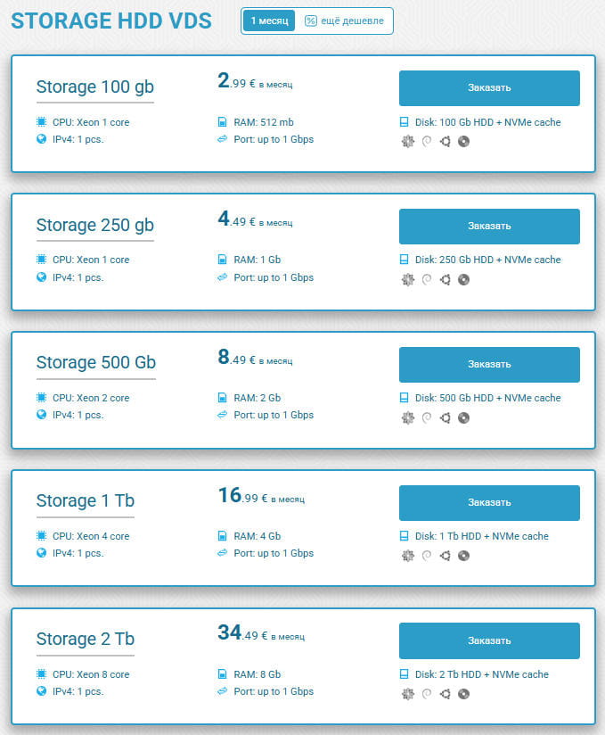 Storage HDD VDS